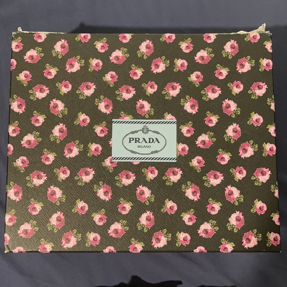 PRADA Floral Scarf Tie Espadrille Sandals - Picture 2 of 4